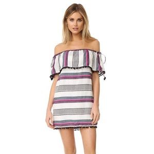 SAYLOR Angie Striped Ruffle dress